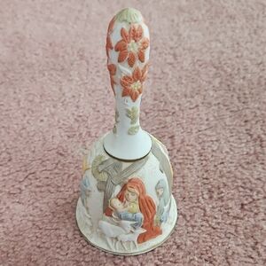 1986 Lefton China Bethlehem Collection Spirit Of Bethlehem Nativity Bell